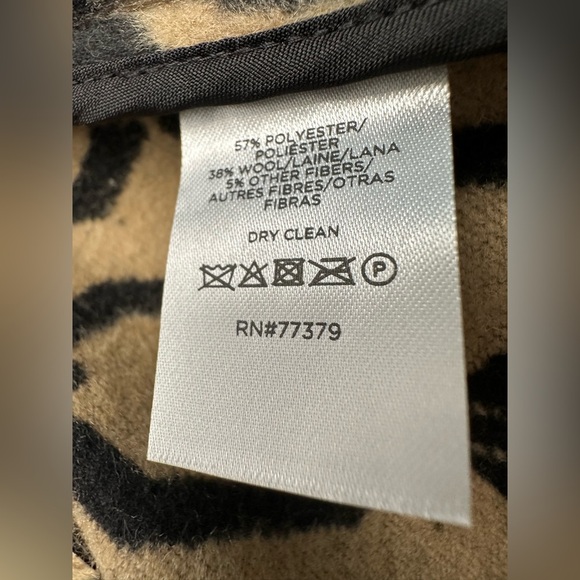 Ann Taylor Link Wool Blend Stand Collar Overcoat Size XXL - Picture 13 of 13